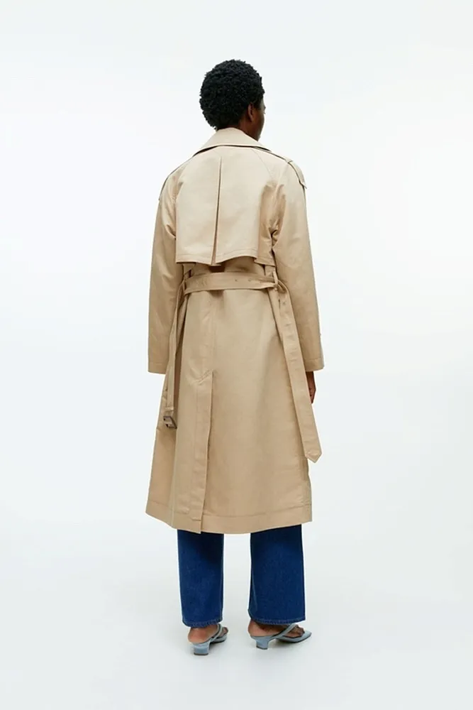 Тренч из льна и хлопка ARKET