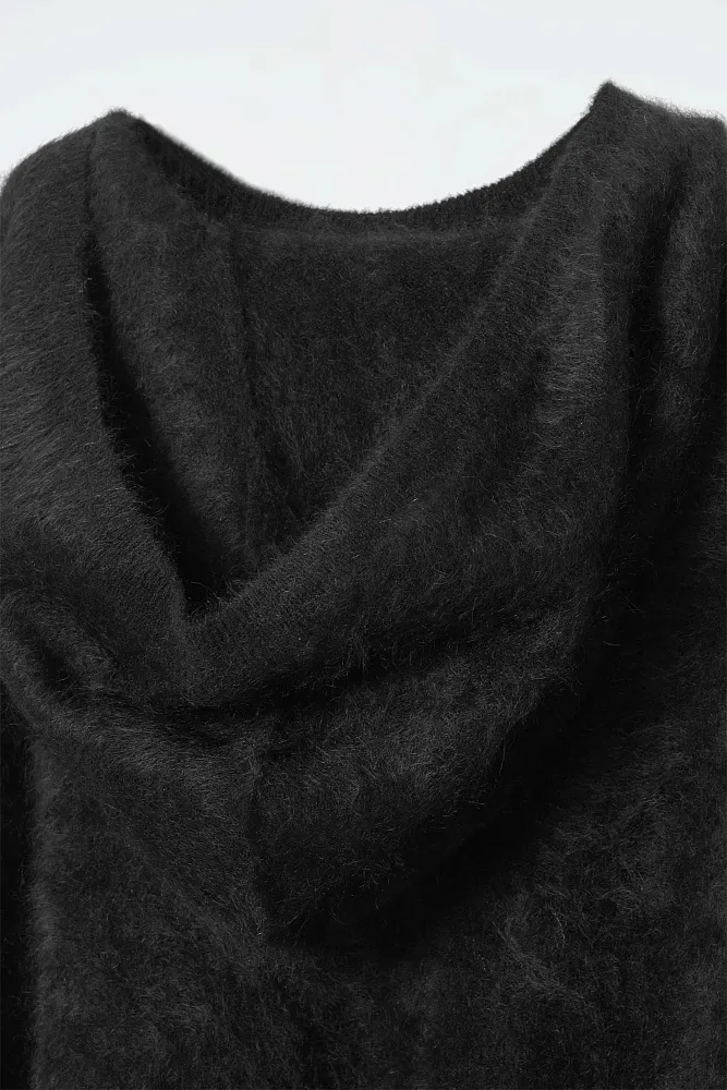 Худи из чистого кашемира с начесом COS