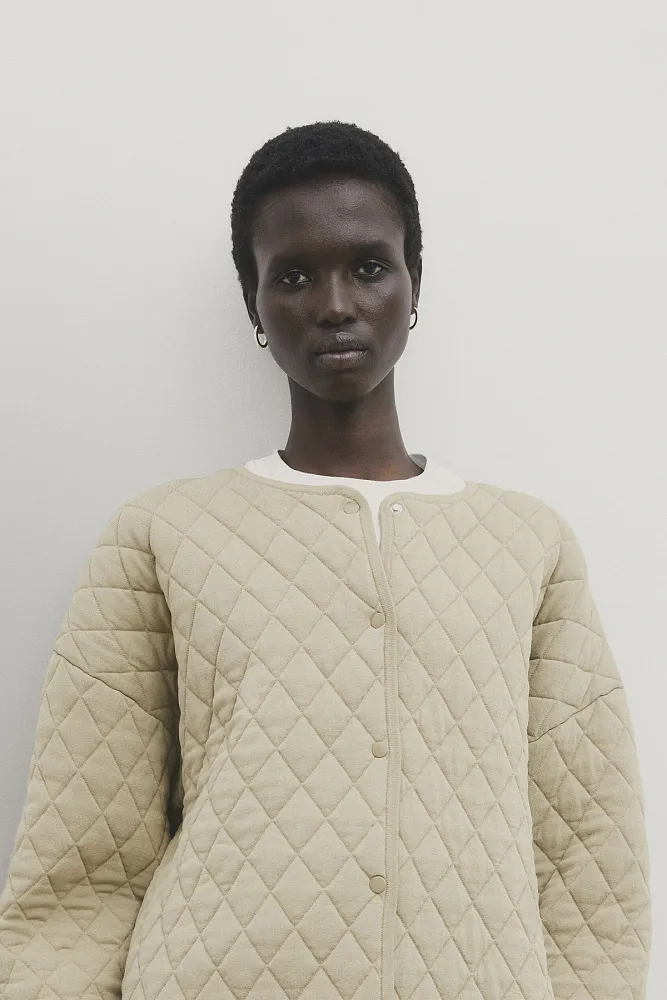 Стеганый бомбер MASSIMO DUTTI