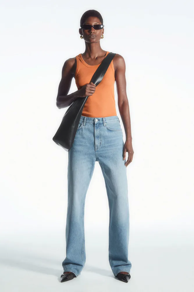 Майка в рубчик COS