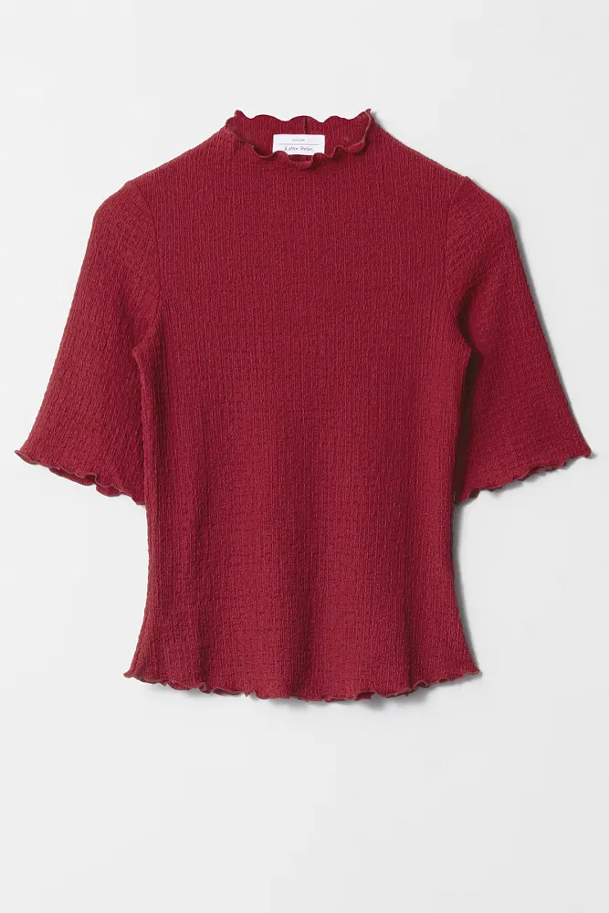 Топ из жатой ткани с оборками & OTHER STORIES