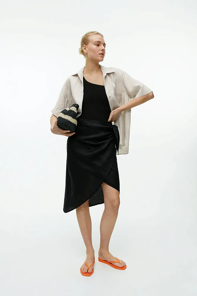 Рубашка льняная ARKET