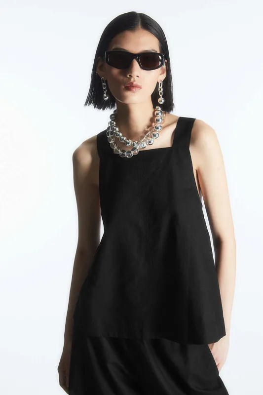 Льняной топ COS  