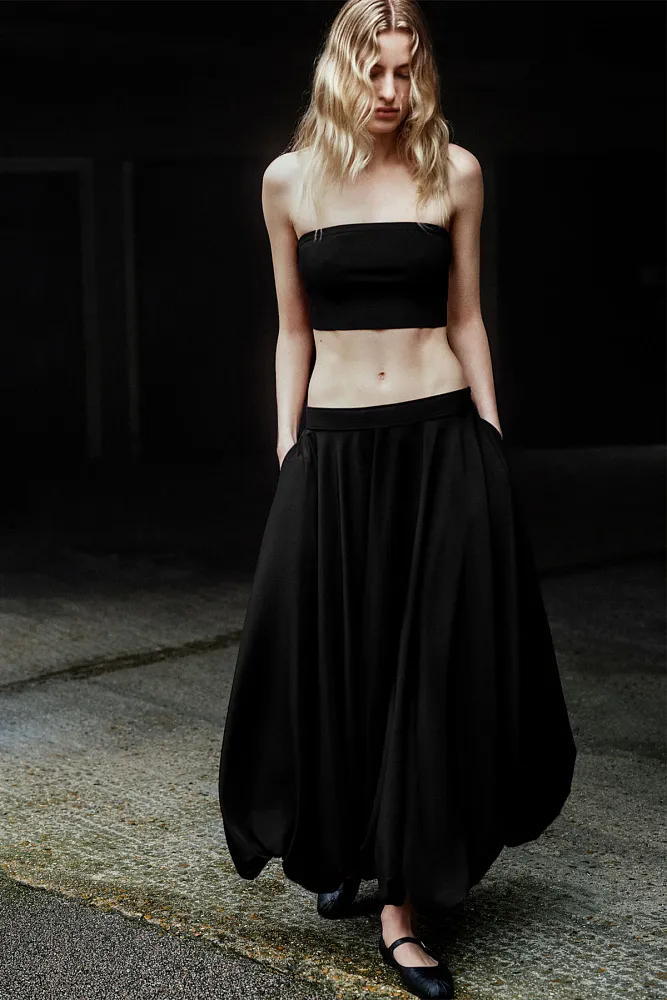 Юбка макси с объемным подолом COS