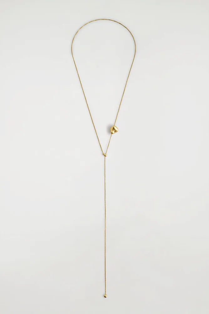 Ожерелье с расплавленным кулоном COS