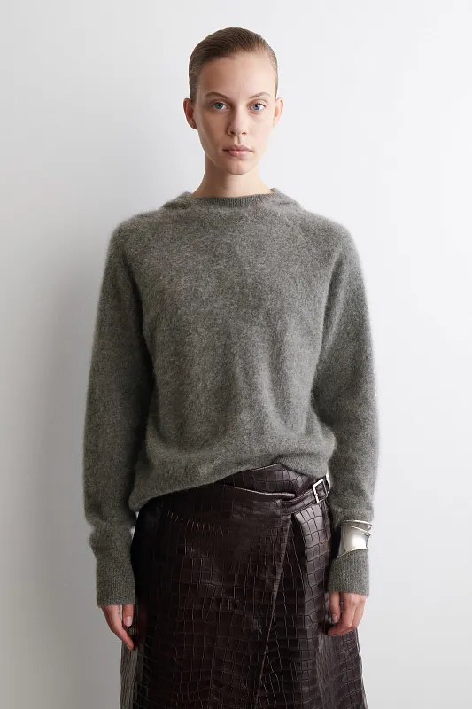 Худи из чистого кашемира с начесом