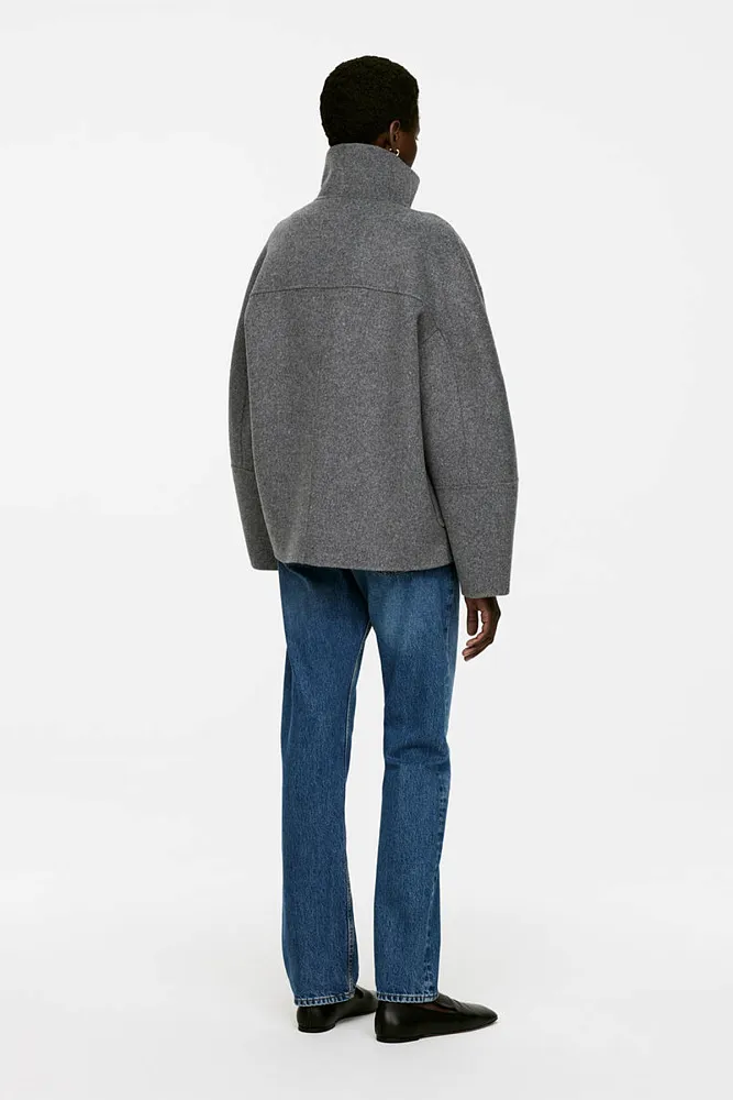 Полупальто из смесовой шерсти ARKET