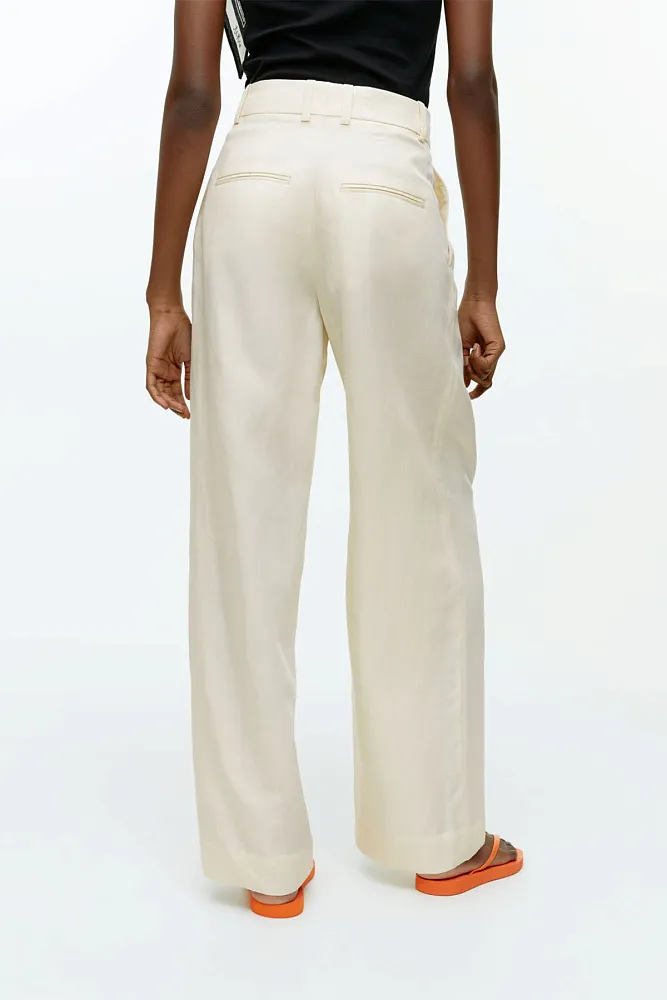 Льняные брюки из лиоцелла ARKET