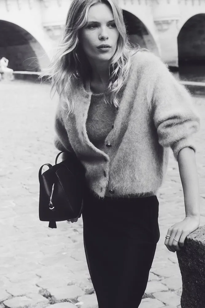 Кардиган из смеси мохера H&M