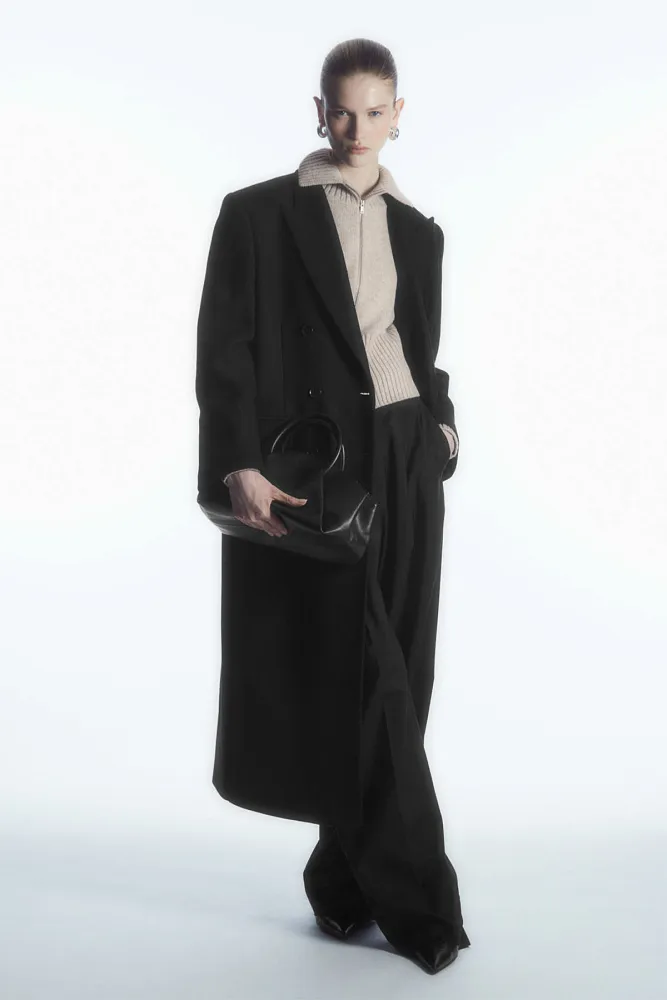 Кардиган из шерсти на молнии COS