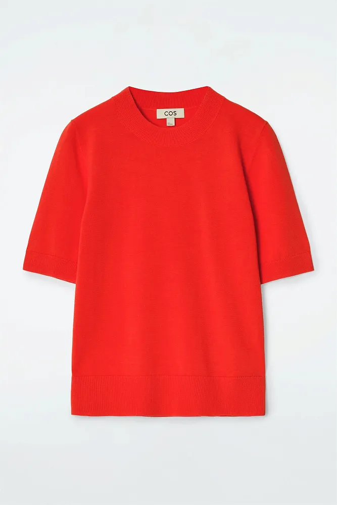 Трикотажный топ классического кроя COS