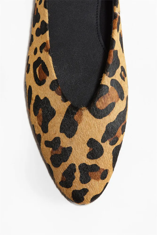 Кожаные балетки H&M Premium Selection