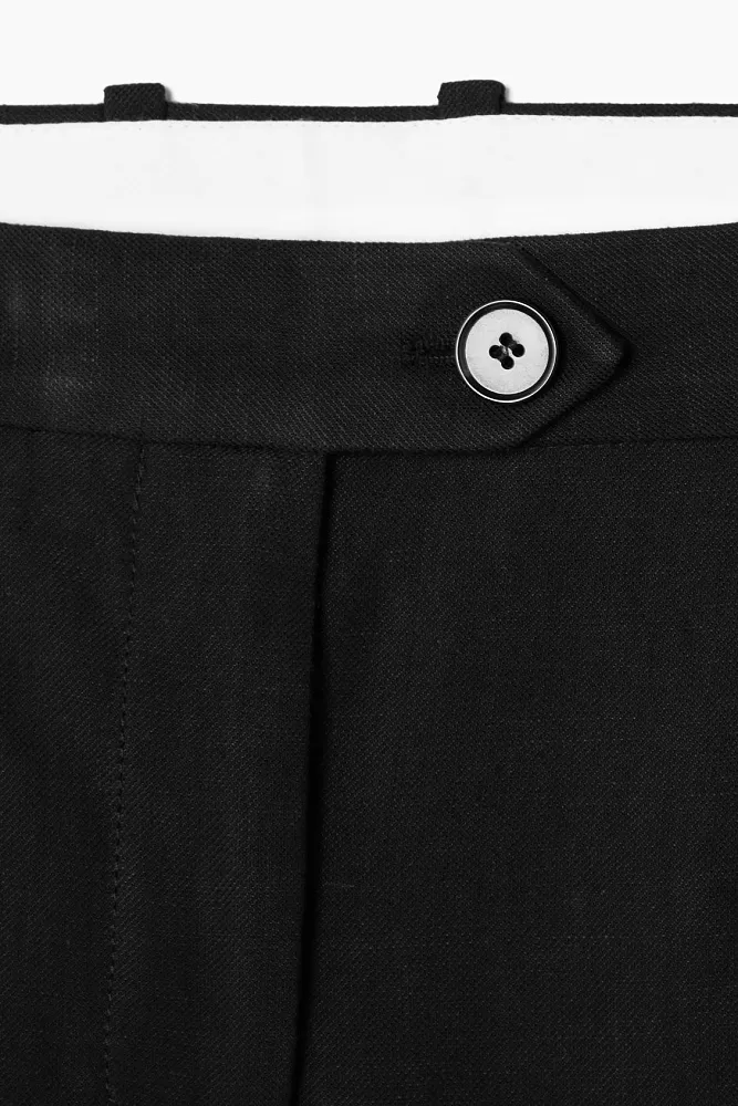 Брюки из смесового льна COS