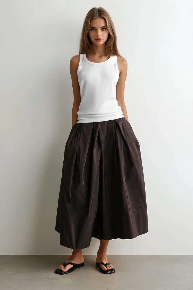 Майка в рубчик COS