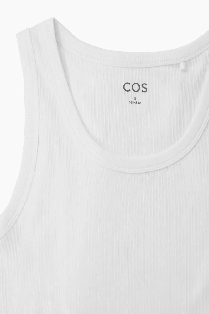 Майка в рубчик COS