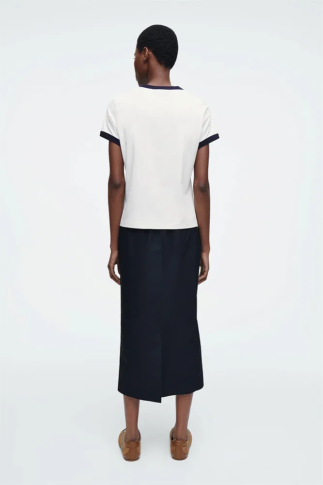 Футболка с окантовкой COS