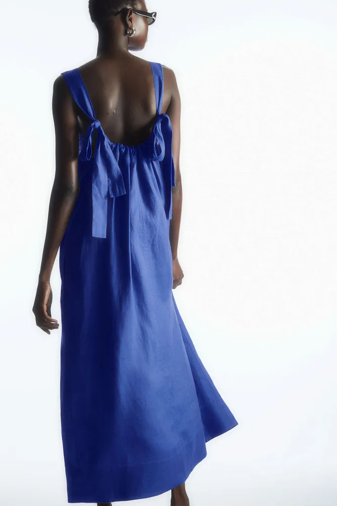 Платье льняное на завязках COS