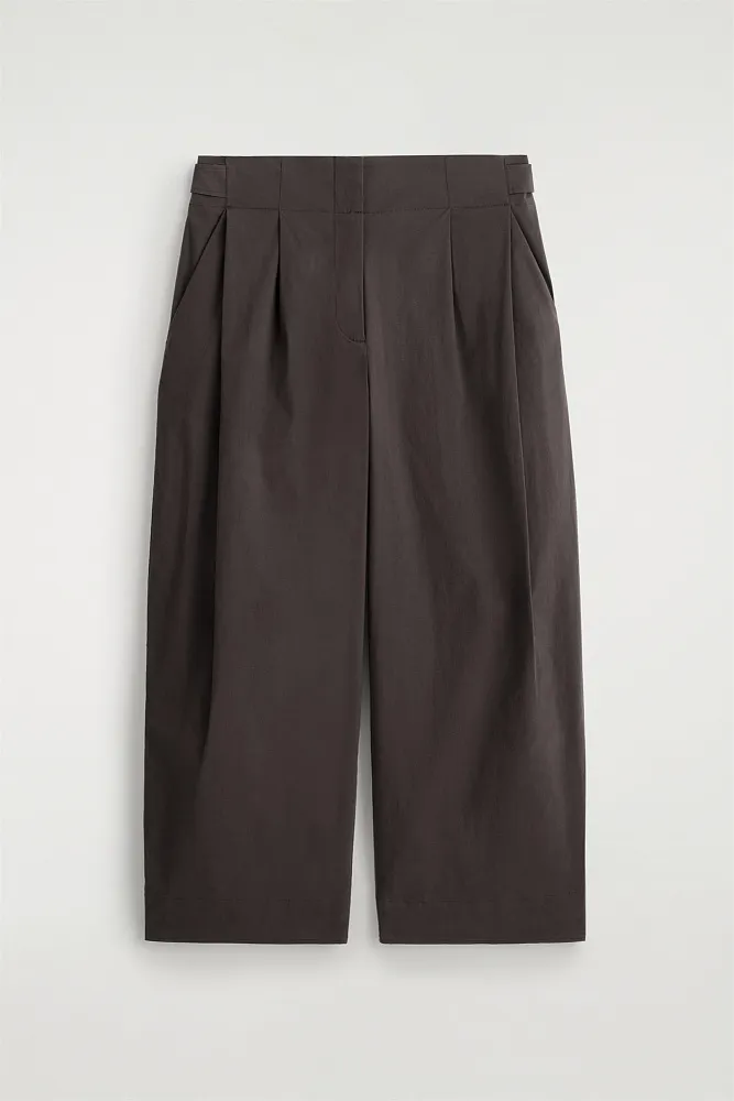 Хлопковые брюки-бочки COS