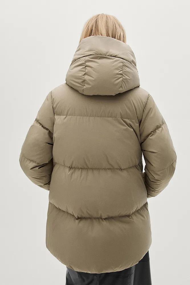 Пуховик из технологичной ткани MASSIMO DUTTI