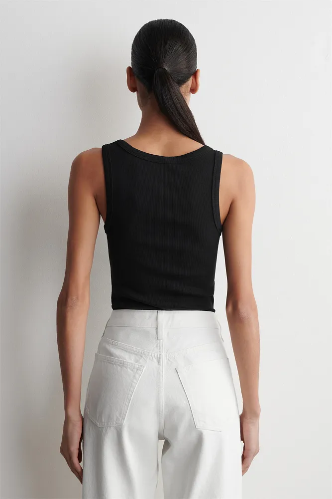 Майка в рубчик COS