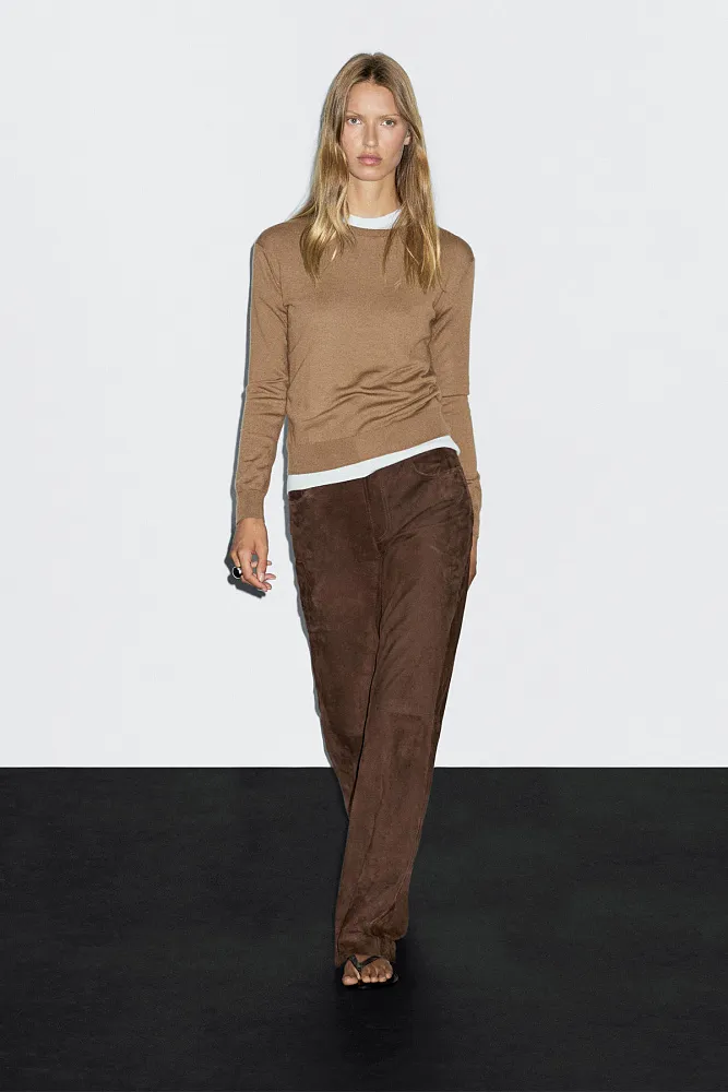 Джемпер из смесовой шерсти MASSIMO DUTTI