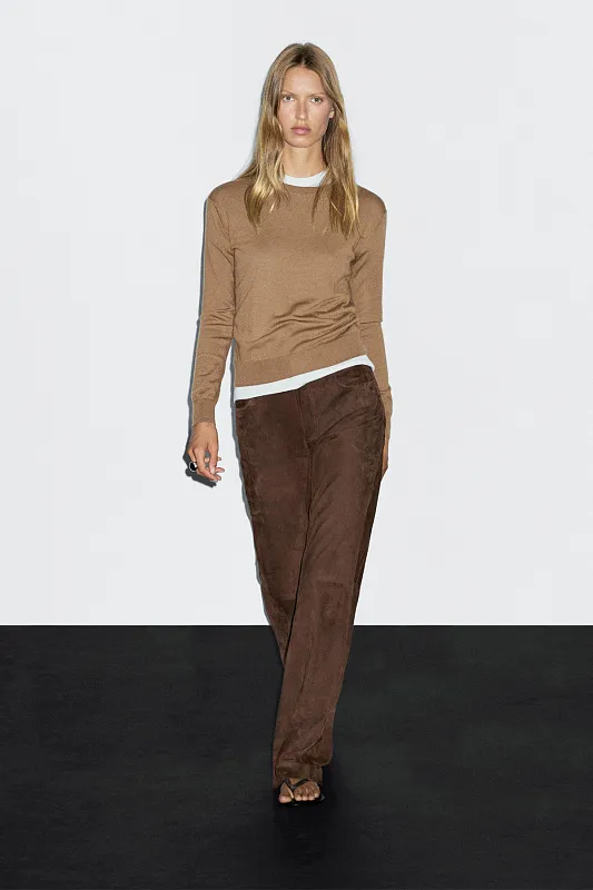 Джемпер из смесовой шерсти MASSIMO DUTTI Джемпер из смесовой шерсти MASSIMO DUTTI