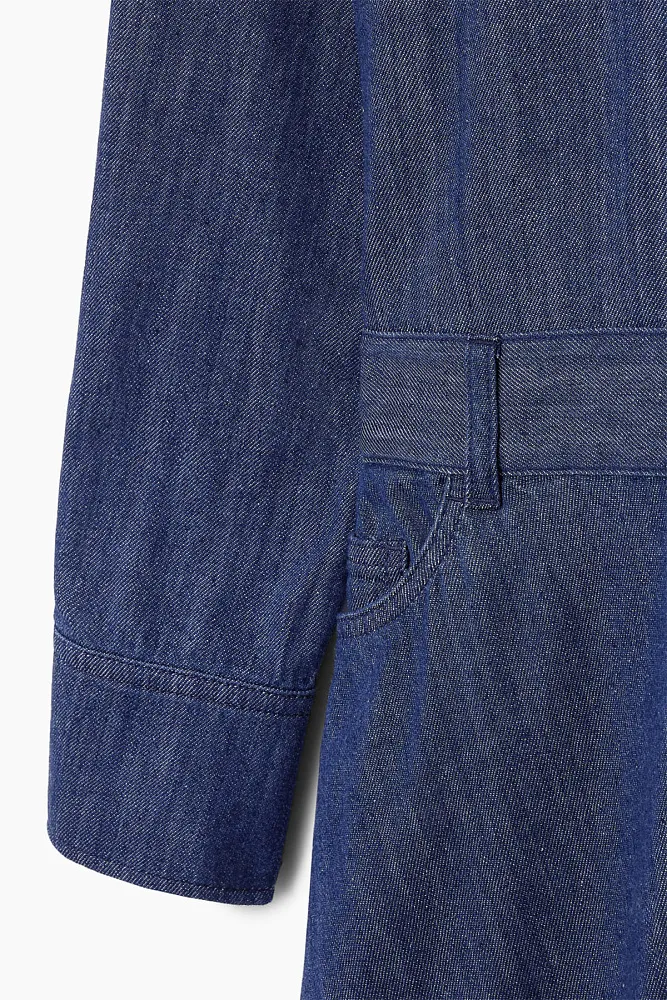 Джинсовое платье-рубашка COS