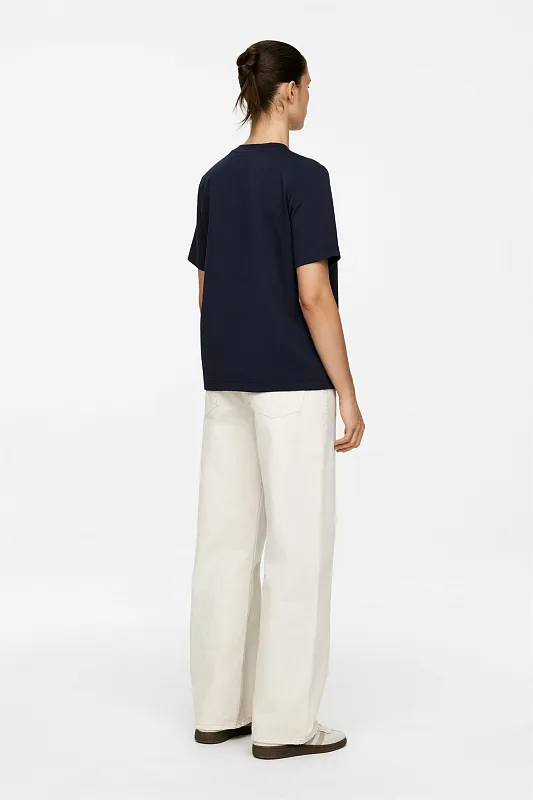 Футболка из интерлока Pearl ARKET Футболка из интерлока Pearl ARKET