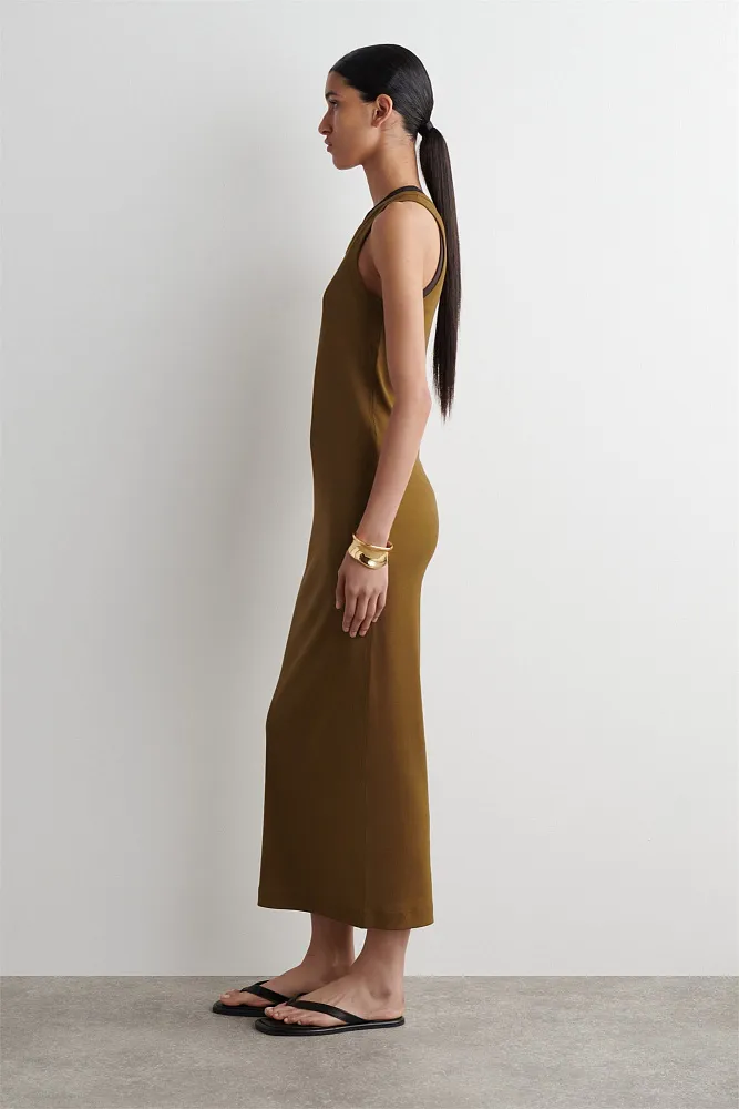 Платье-майка в рубчик COS