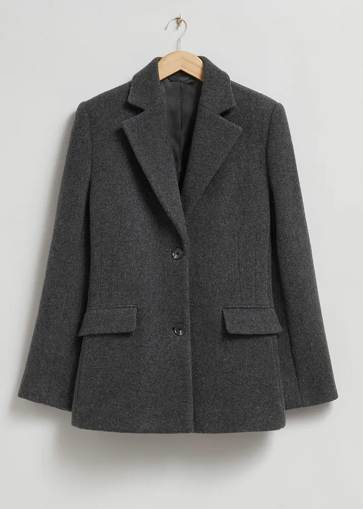 Шерстяной пиджак свободного кроя & OTHER STORIES