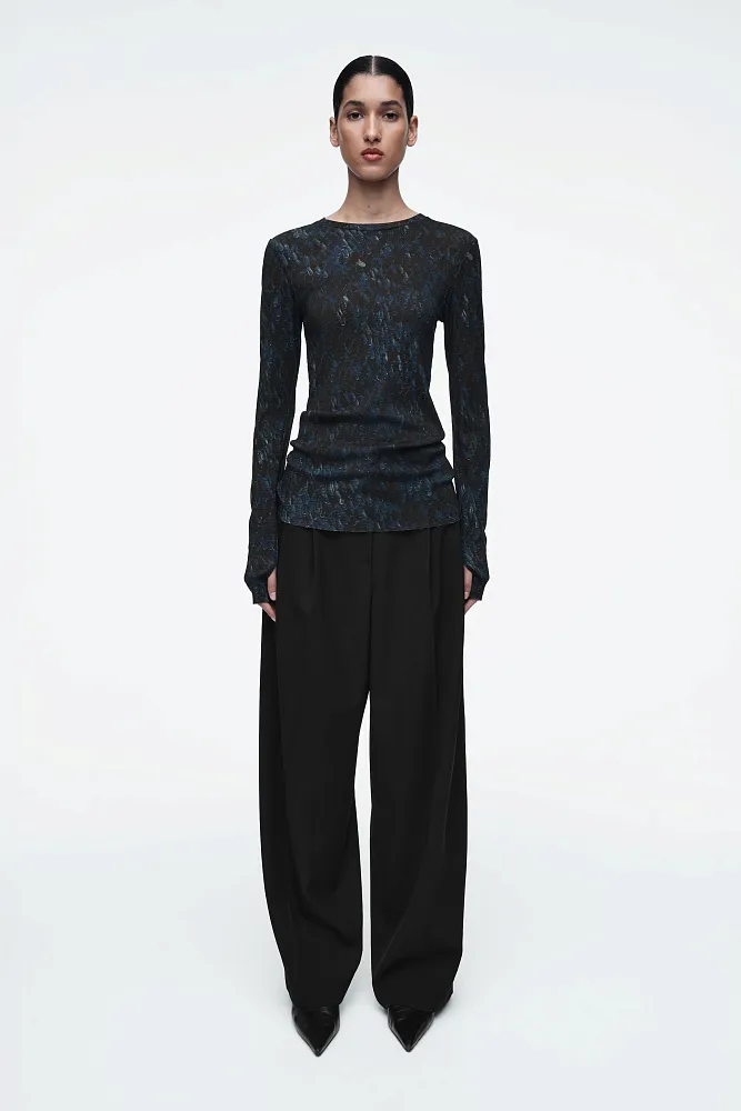 Лонгслив из шерсти мериноса COS