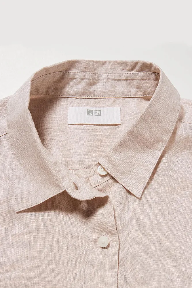 Рубашка из льна UNIQLO