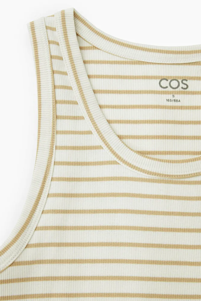 Майка в рубчик COS