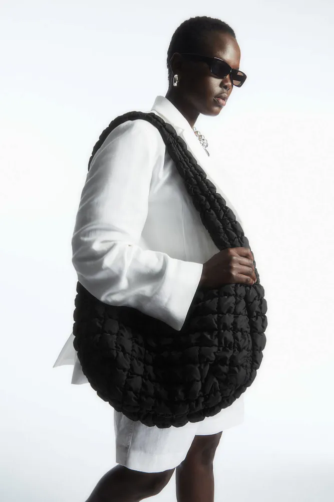 Стеганая сумка кроссбоди oversize