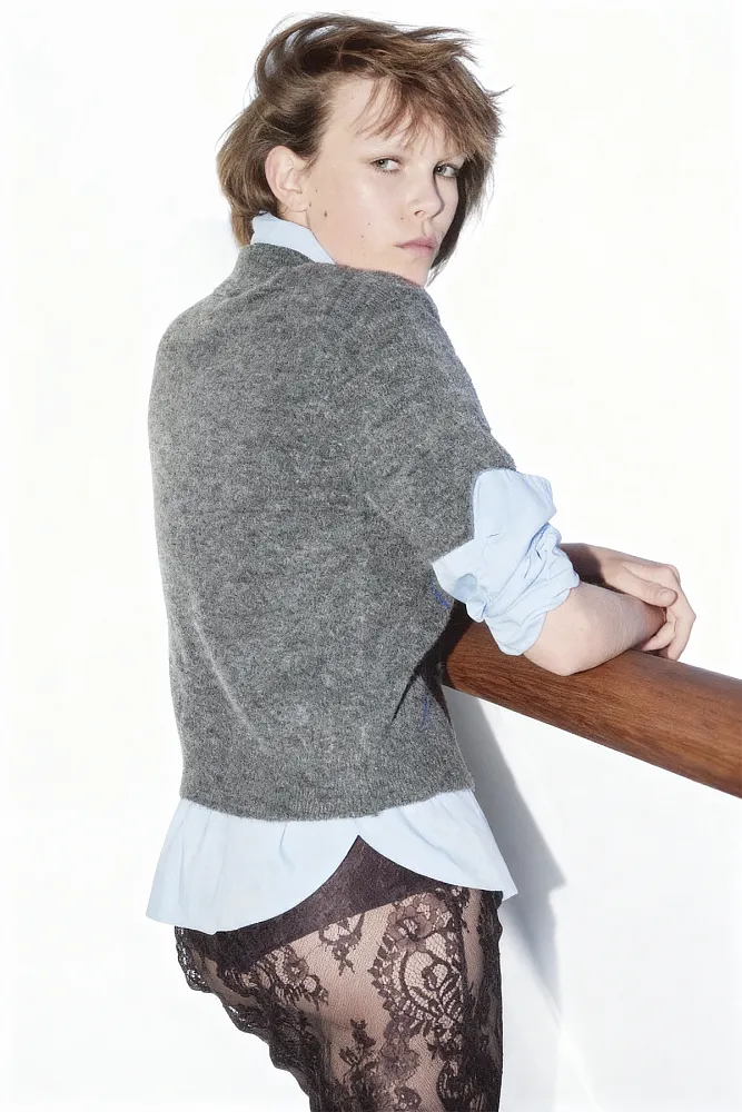 Кардиган с воротником H&M