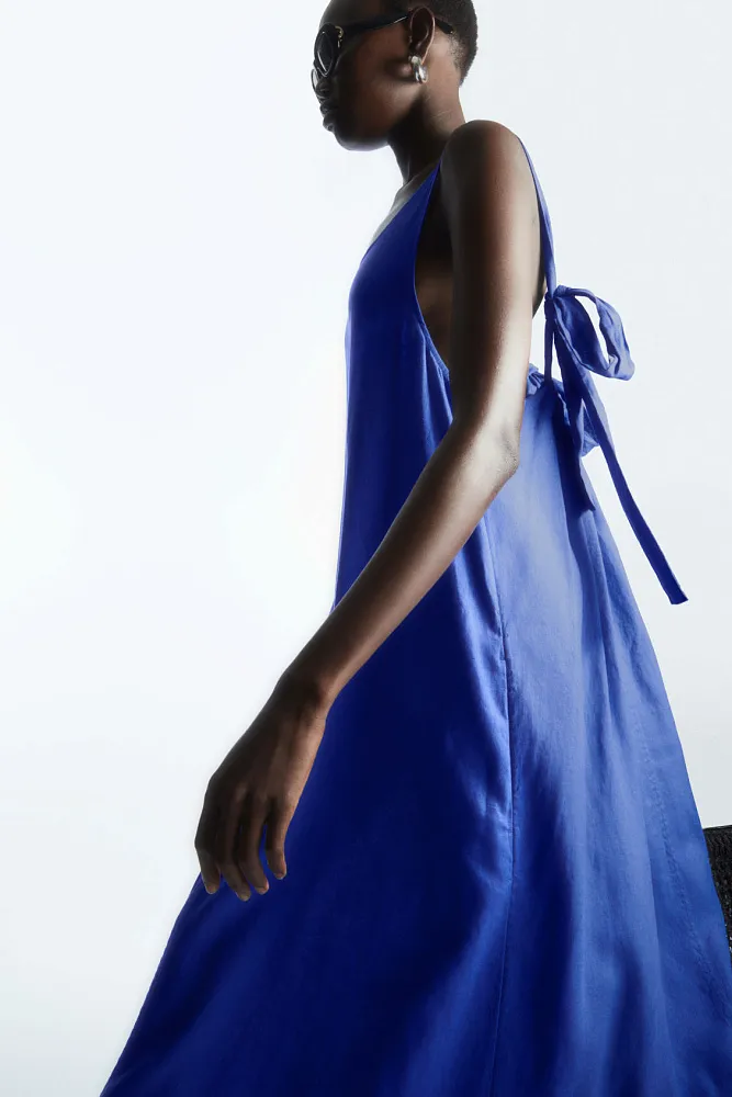 Платье льняное на завязках COS