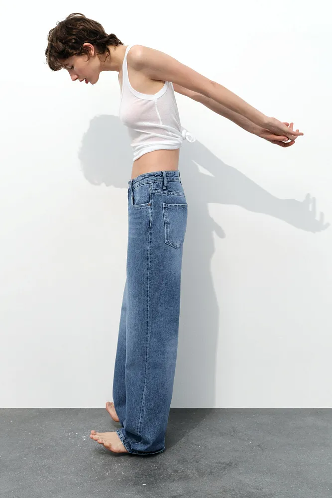 Джинсы свободного кроя ZARA