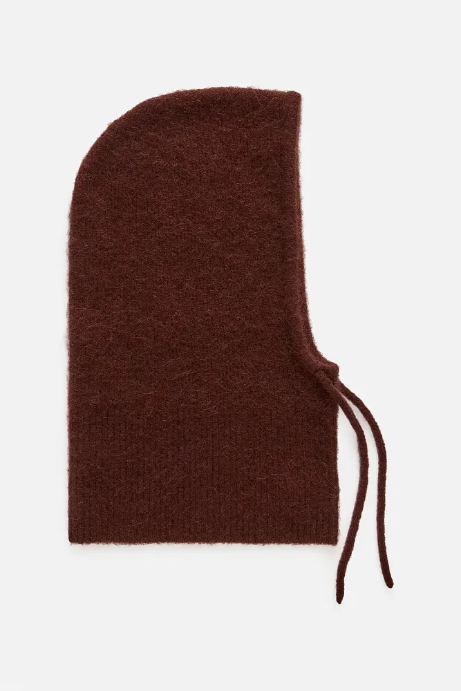 Балаклава из смеси альпаки и шерсти ARKET