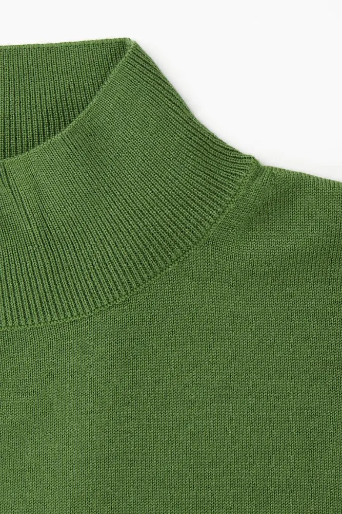 Платье-водолазка из мериносовой шерсти COS