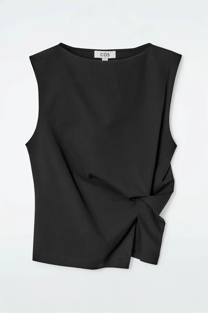 Топ с кручеными деталями COS