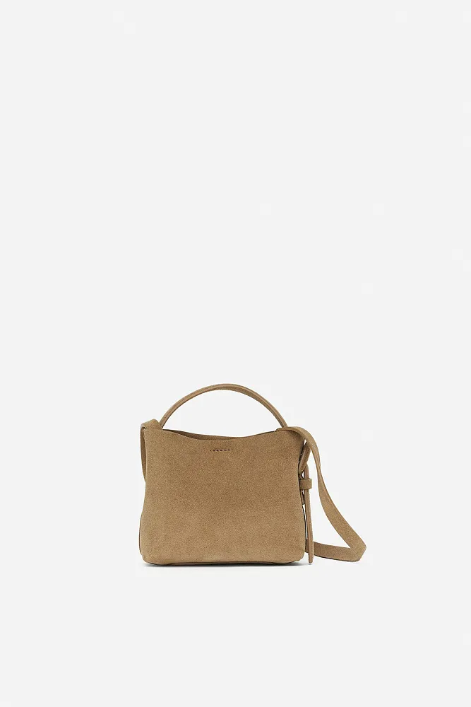 Замшевая сумка кроссбоди ARKET