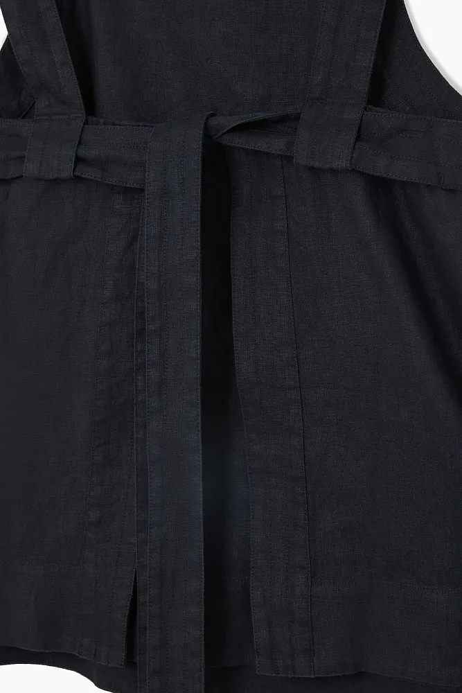 Льняной топ с завязками на спине COS