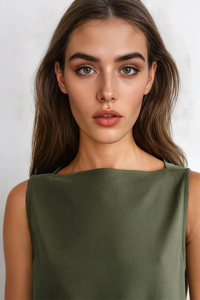 Топ с вырезом-лодочкой COS