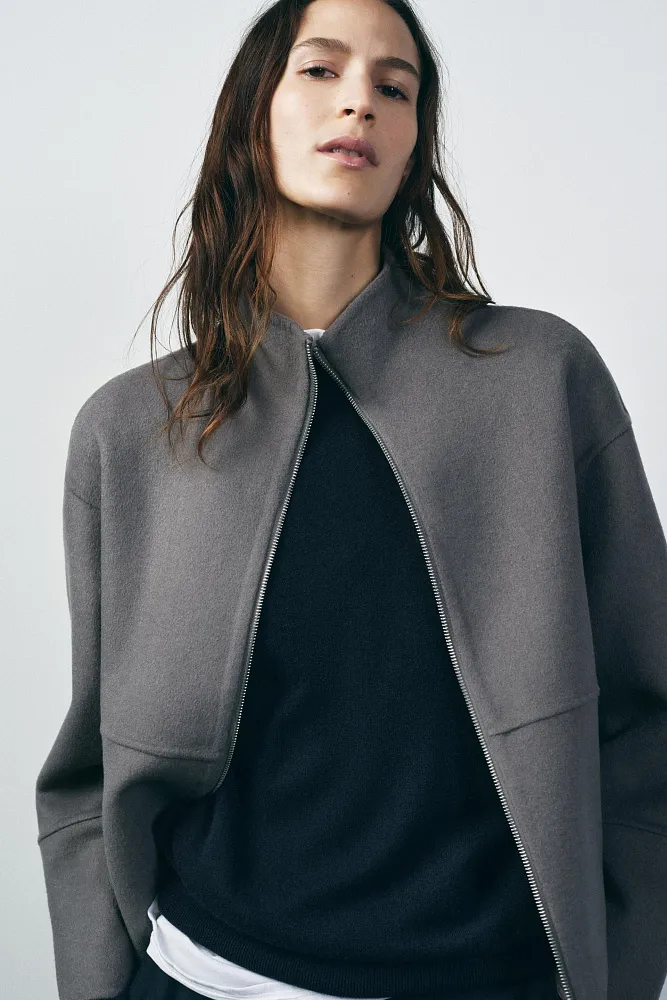 Шерстяная куртка ZARA