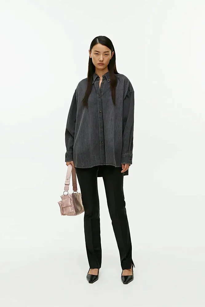 Джинсовая рубашка oversize ARKET