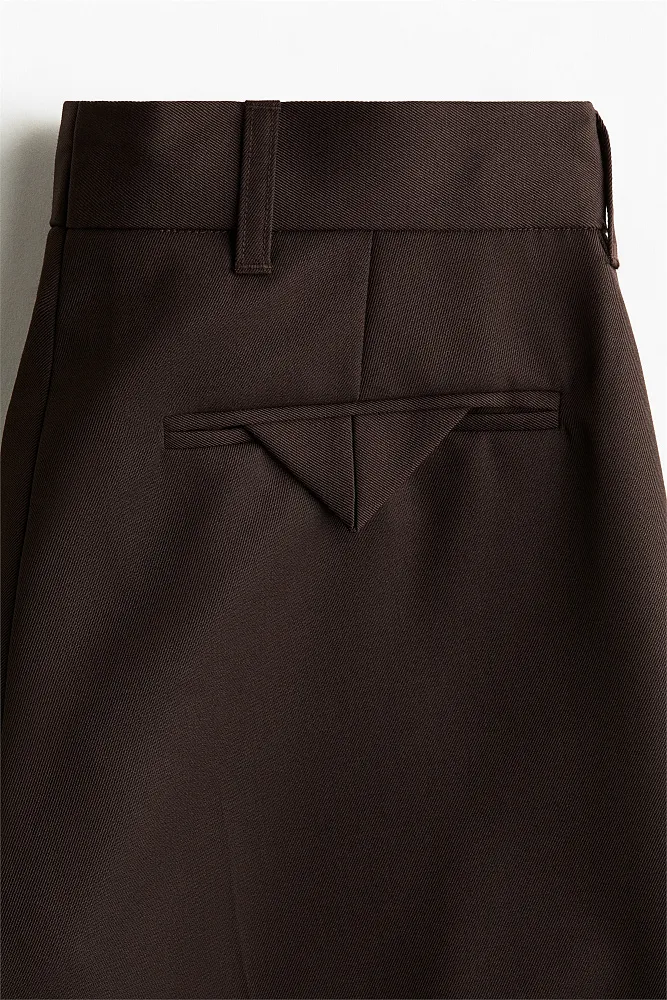 Брюки из смесовой шерсти H&M Premium Selection