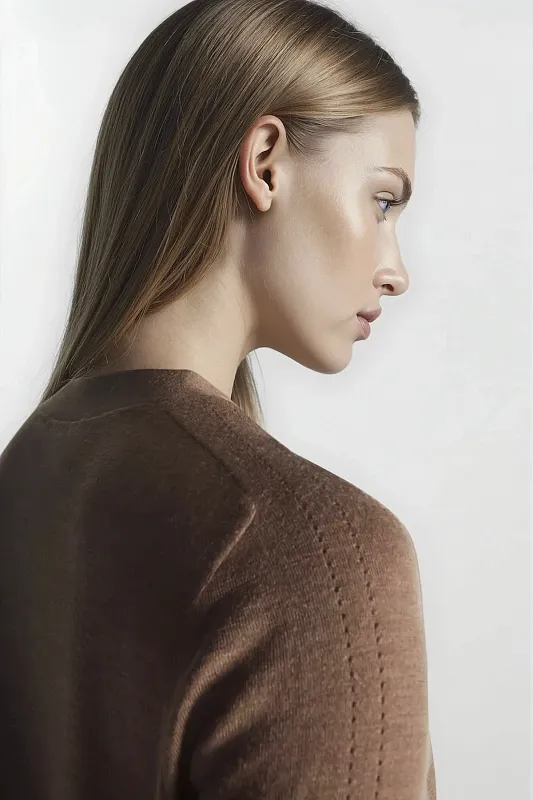 Шерстяной кардиган с v-образным вырезом COS Шерстяной кардиган с v-образным вырезом COS