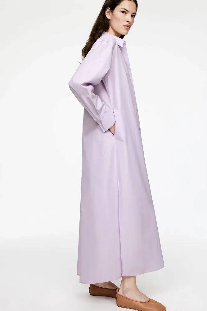 Платье-рубашка свободного кроя ARKET