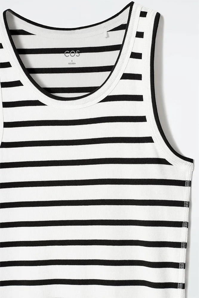 Майка в рубчик COS
