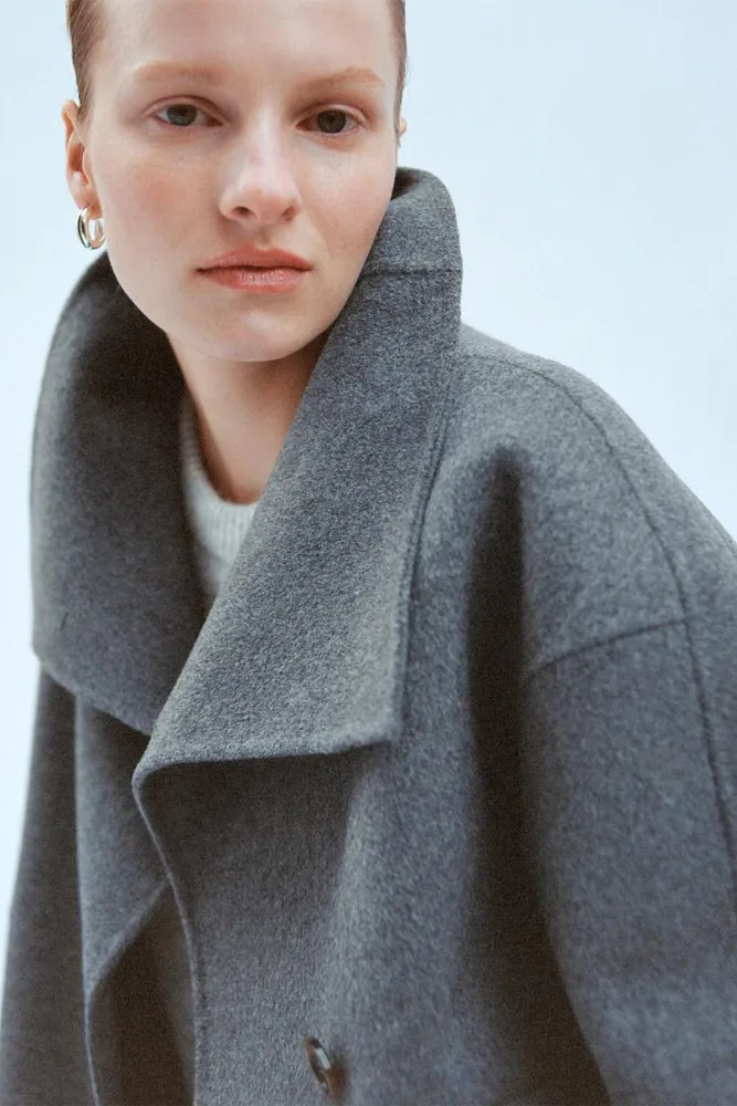 Полупальто из смесовой шерсти ARKET